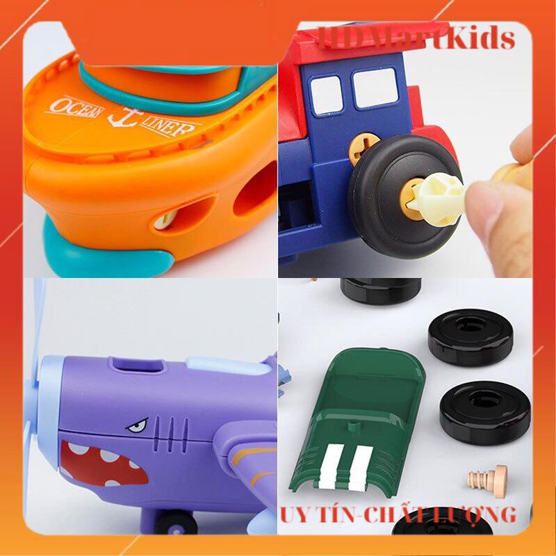 Đồ Chơi Lắp Ráp Mô Hình Máy Bay / Xe Lửa / Tàu Lửa / Xe Hơi / Tàu Lửa Hấp Bằng Điện Phong Cách Retro