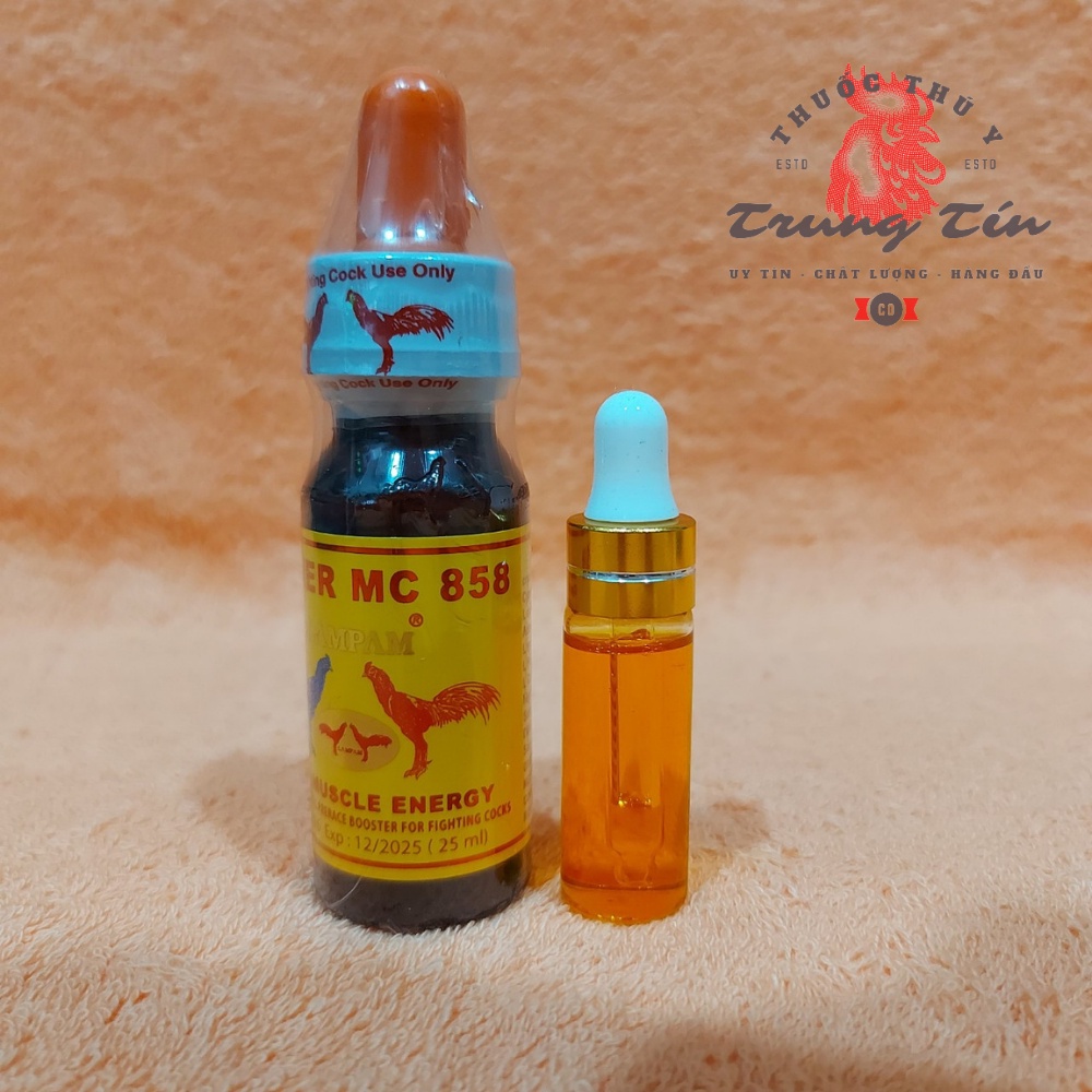 th.uốc gà trước đá 30 phút {power MC 858} - lọ chiếc lẻ 5cc , tăng bo , lì đòn , tải cựa