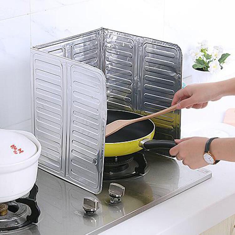 Khung nhôm-Tấm chắn chống bắn dầu mỡ Rán Size 32.5x84cm