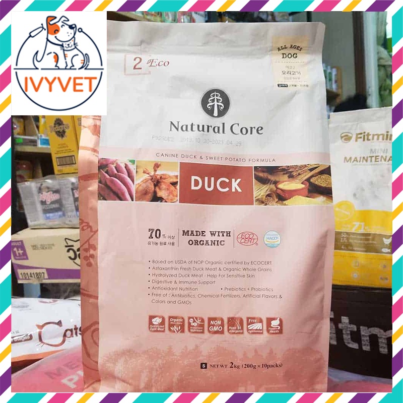 Thức ăn hữu cơ cho chó Natural Core 500g – 100% tự nhiên – Hàn Quốc