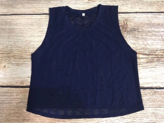 Áo croptop lưới sát nách