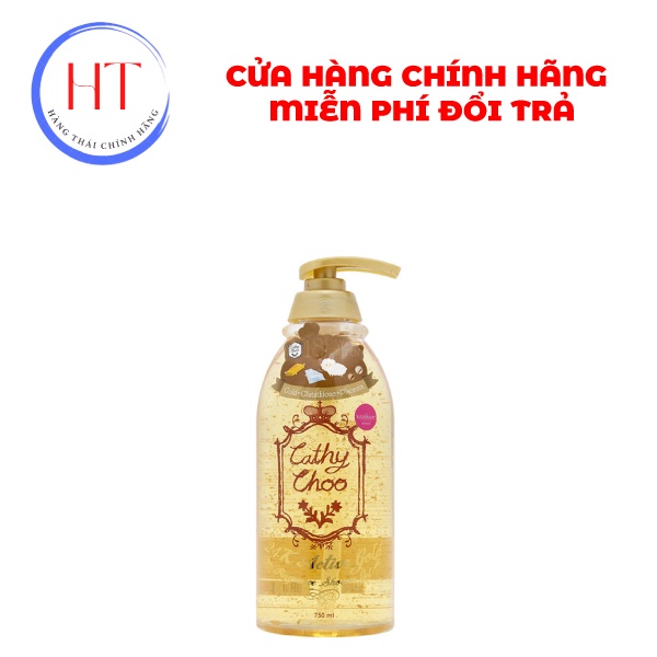 Sữa tắm Cathy Choo Thái Lan 750ml trắng da tinh chất vàng 24k