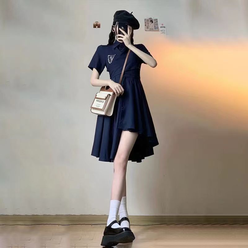 Đầm Thun polo Phong Cách Pháp Thời Trang Mùa Hè Mới