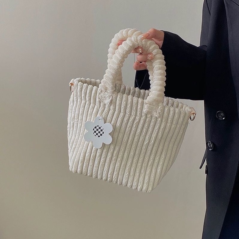 Túi xách ENVIROSAX bằng vải nhung kiểu dáng dễ thương xinh xắn