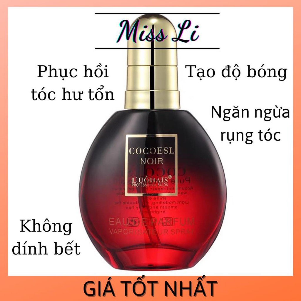 🔰 [GIÁ TỐT] 🔰TINH DẦU DƯỠNG TÓC COCO NOIR 80ML GIÚP TÓC MỀM MƯỢT, NGĂN NGỪA RỤNG TÓC, PHỤC HỒI HƯ TỔN, GIÚP TÓC BÓNG