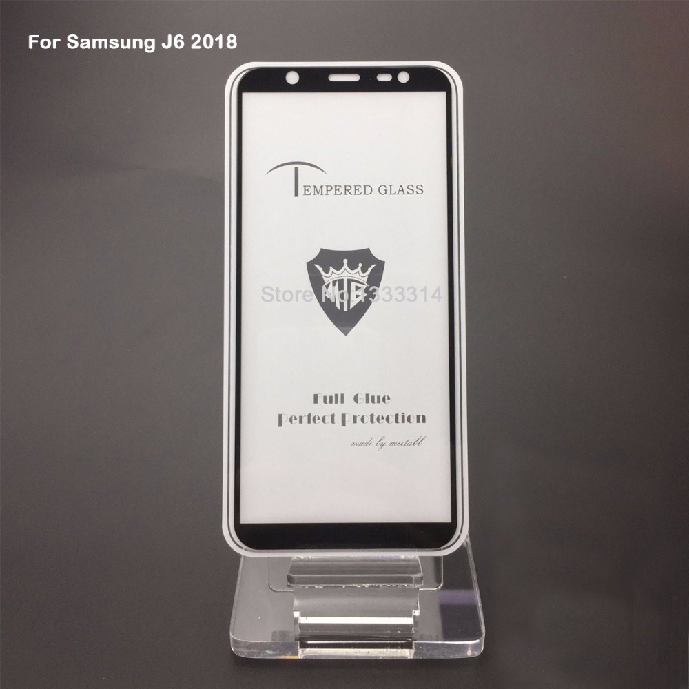 Miếng dán 5D Full màn cho Samsung Galaxy J8 - Đen