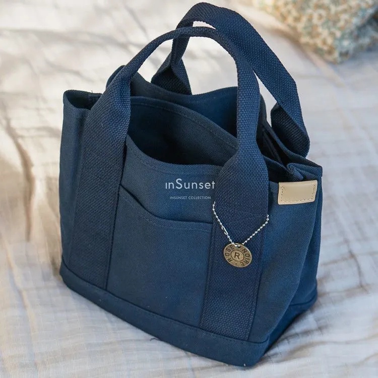 Túi Tote Canvas Đựng Cơm Trưa Phong Cách Nhật Bản kf081