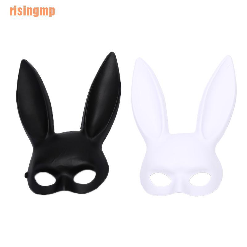 Mặt Nạ Tai Thỏ Hóa Trang Halloween Cho Nữ