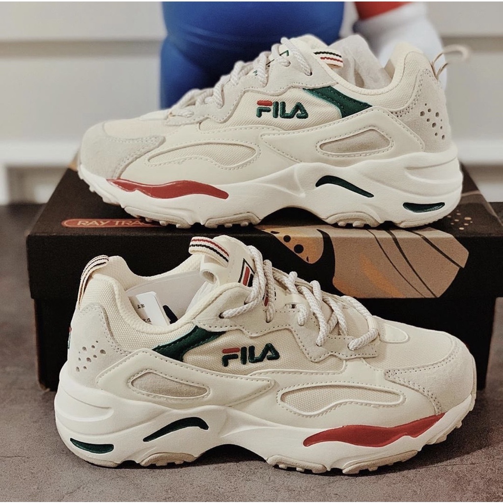 [AUTHENTIC 100%] [Sẵn] GIÀY THỂ THAO FILA RAY TRACER X BTS CHÍNH HÃNG PHỐI XANH ĐỎ SALE CHÍNH HÃNG