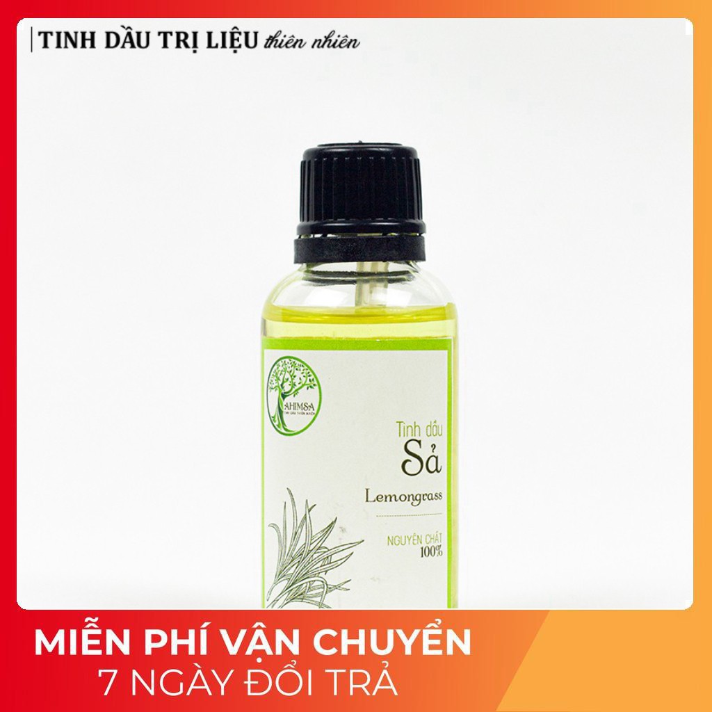 [CHÍNH HÃNG] Tinh Dầu Sả Chanh AHIMSA Nguyên Chất 10ml - Tinh Dầu Thiên Nhiên
