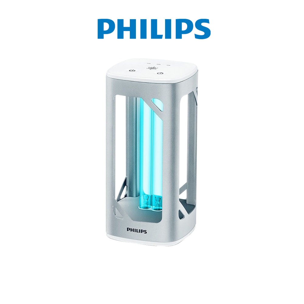 (COMBO) Thiết bị khử trùng không khí Philips và Đèn bàn khử trùng Philips UVC - Quà tặng kèm đèn LED khử khuẩn 405nm