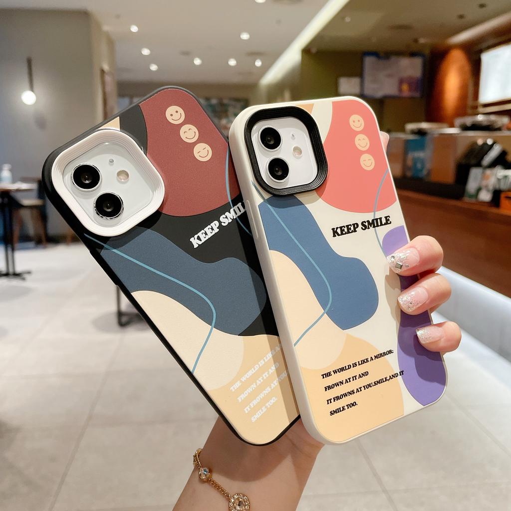Ốp Điện Thoại Viền Màu Tương Phản 3 Trong 1 Cho IPhone 13Promax 12 11 7Plus X Xs Max XR