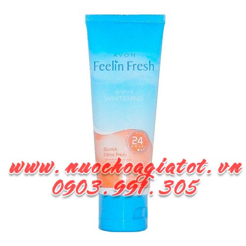 CHÍNH HÃNG KEM KHỬ MÙI TRẮNG DA AVON FEELING FRESH 60G MÀU HỒNG