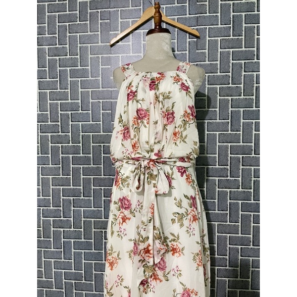 Đầm Voan Hoa Maxi Big Size Dư Xịn