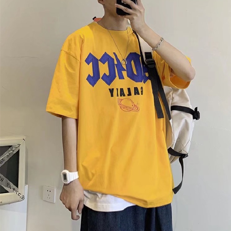 Áo Thun Tay Ngắn In Chữ M-8XL Thời Trang Cho Nam