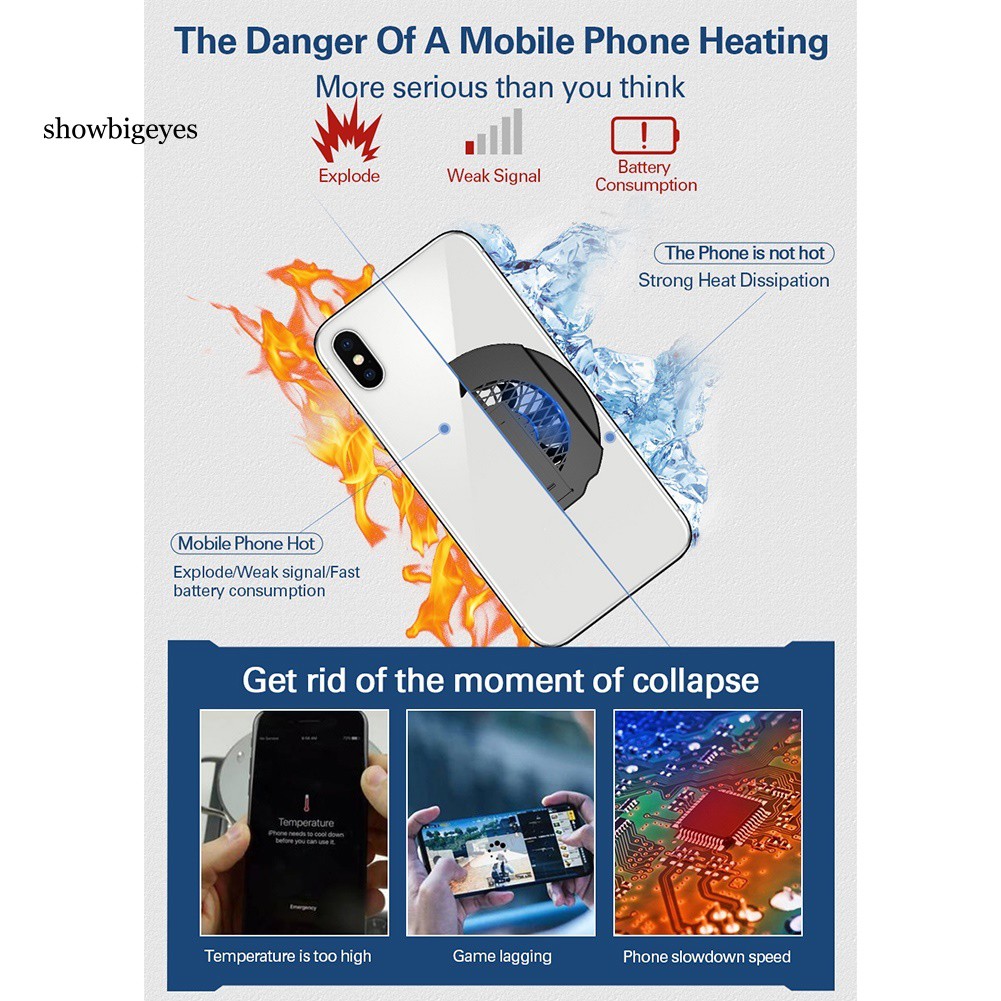 Quạt Tản Nhiệt Gắn Điện Thoại Di Động Z10