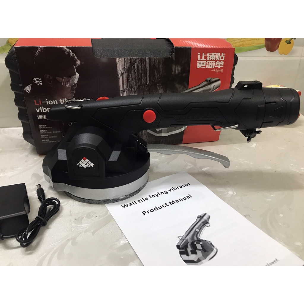 [FREE SHIP] Máy rung ốp lát gạch 6 cấp độ | Máy hít gạch Longben 150W( Cam kết lõi đồng 100%)