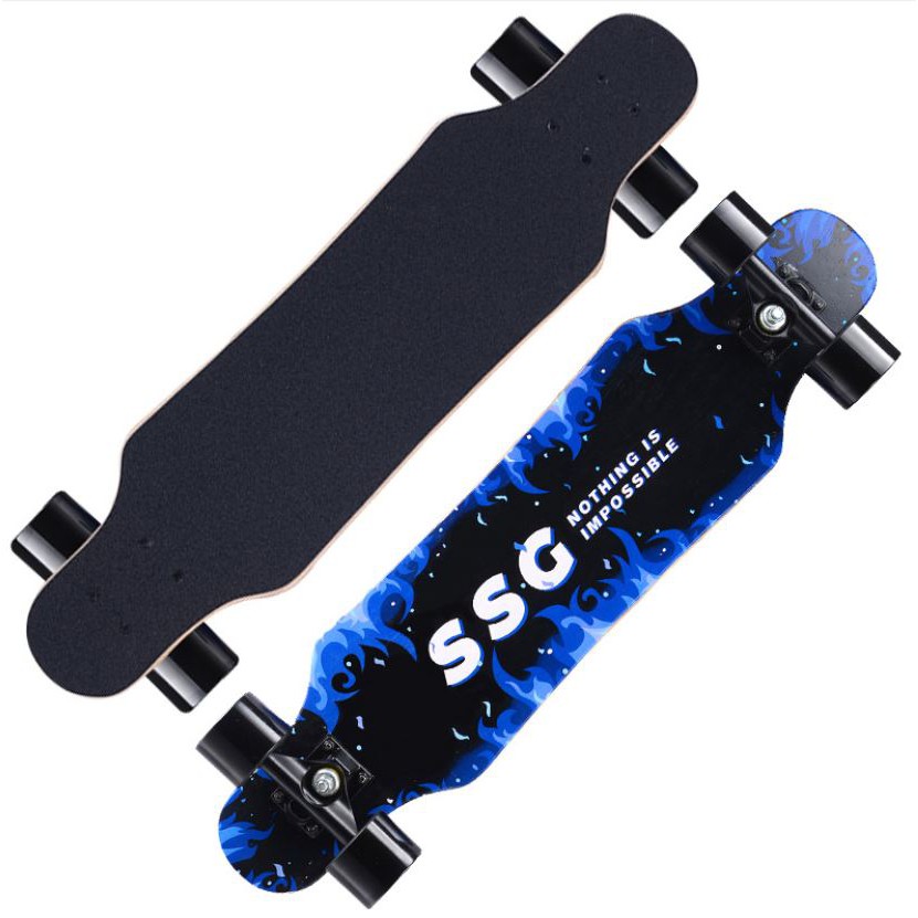 Ván trượt dài thể thao mặt nhám LONGBOARD cao cấp Dancing 80*20cm Phát Sáng