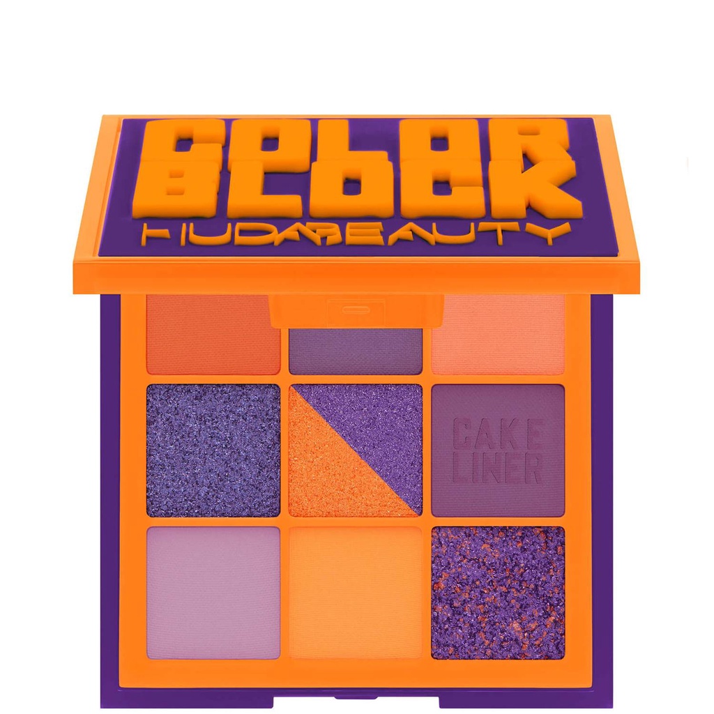Bảng Phấn Mắt Huda Beauty - Color Block Obsessions Palette: Purple & Orange