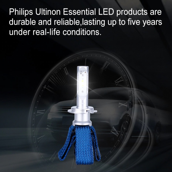 Sản Phẩm Bóng đèn pha Led ô tô thương hiệu Philips 11366UEX2 siêu sáng 6000K dùng cho các loại xe có chân cắm bóng mã H8