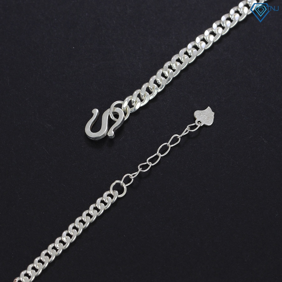 Lắc tay cặp đôi nam nữ bạc khắc tên theo yêu cầu LTD0026 Trang Sức TNJ