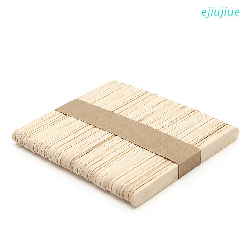 Bộ 50 Que Kem Bằng Gỗ Dùng Làm Đồ Thủ Công Diy Cho Bé