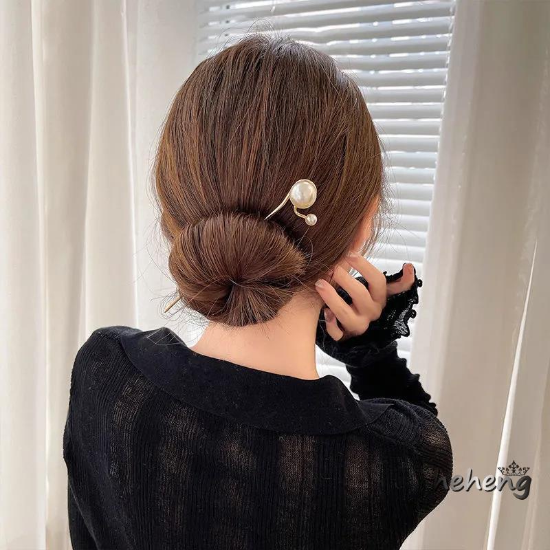 Trâm Cài Tóc Hợp Kim Đính Ngọc Trai Phong Cách Trung Hoa Cổ Điển Cho Cô Dâu