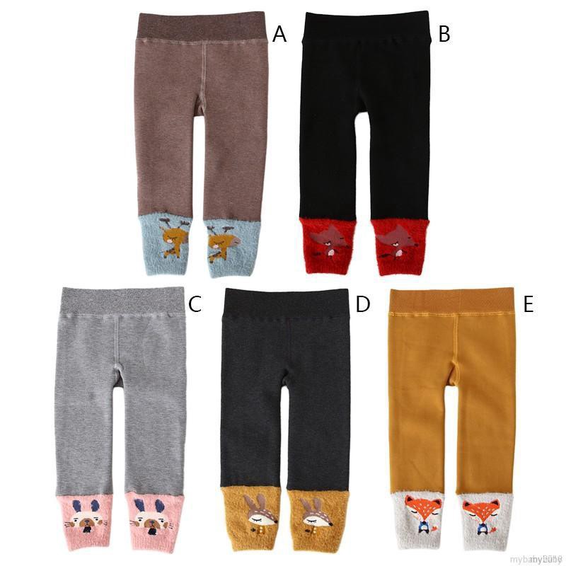 Quần Legging In Hình Động Vật Cho Bé Gái