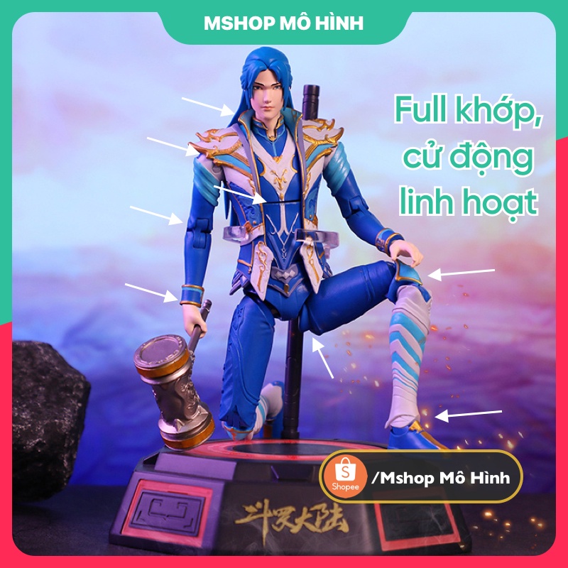 Đồ chơi mô hình Đường Tam Tiểu Vũ, Vinh Vinh.. sử lai khắc thất quái 18cm - Đấu la đại lục