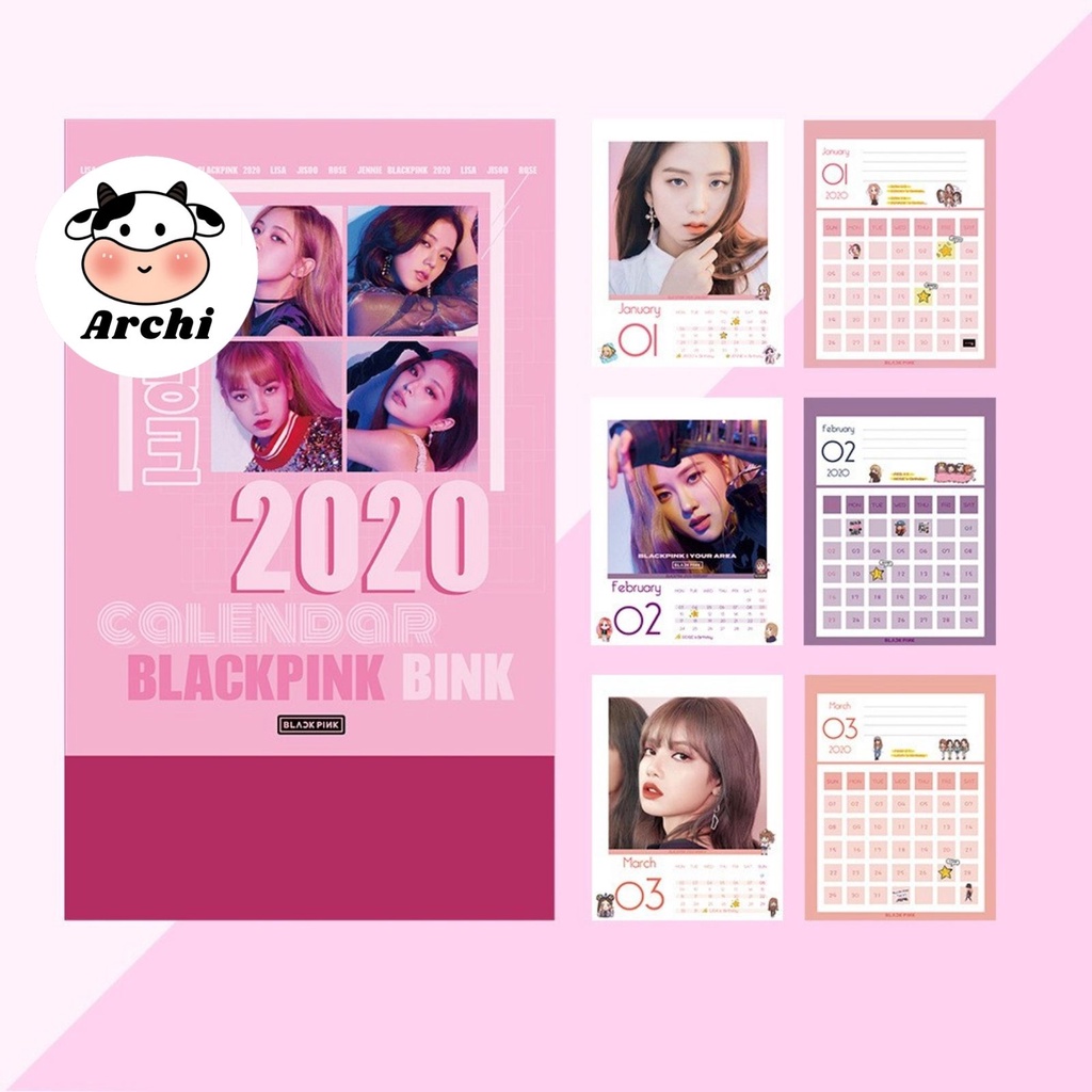 Lịch bàn Blackpink năm 2020