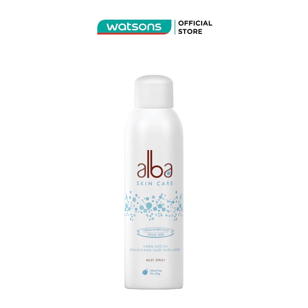 Xịt Khoáng Alba Skincare Chăm Sóc Da Giàu Khoáng Chất Thiên Nhiên 150ml