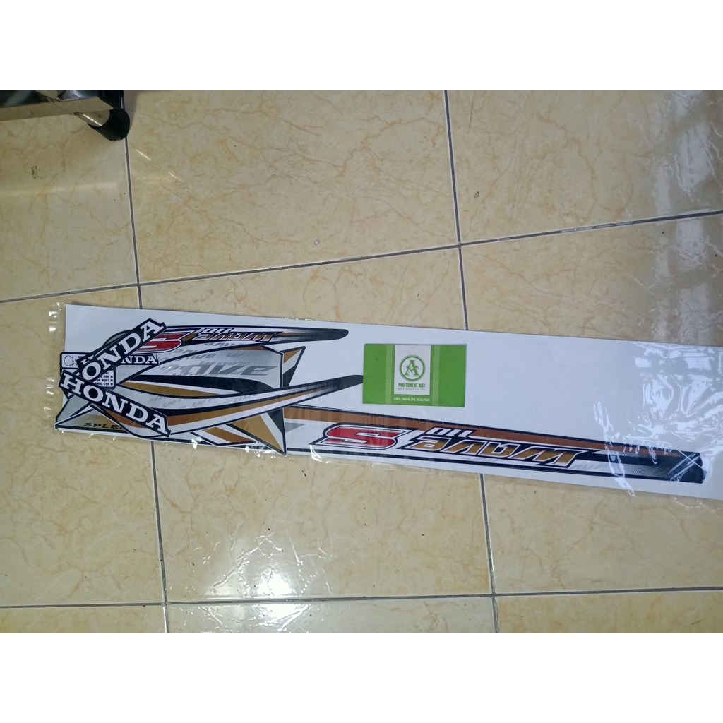 Bộ tem Wave S 110 màu đen đời 2011