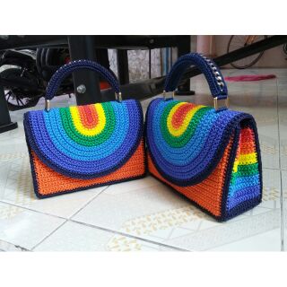 Túi cầu vồng handmade
