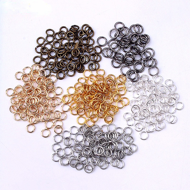 Bộ 200 Vòng Nối Chữ C Bằng Kim Loại Dùng Làm Trang Sức Thủ Công diy