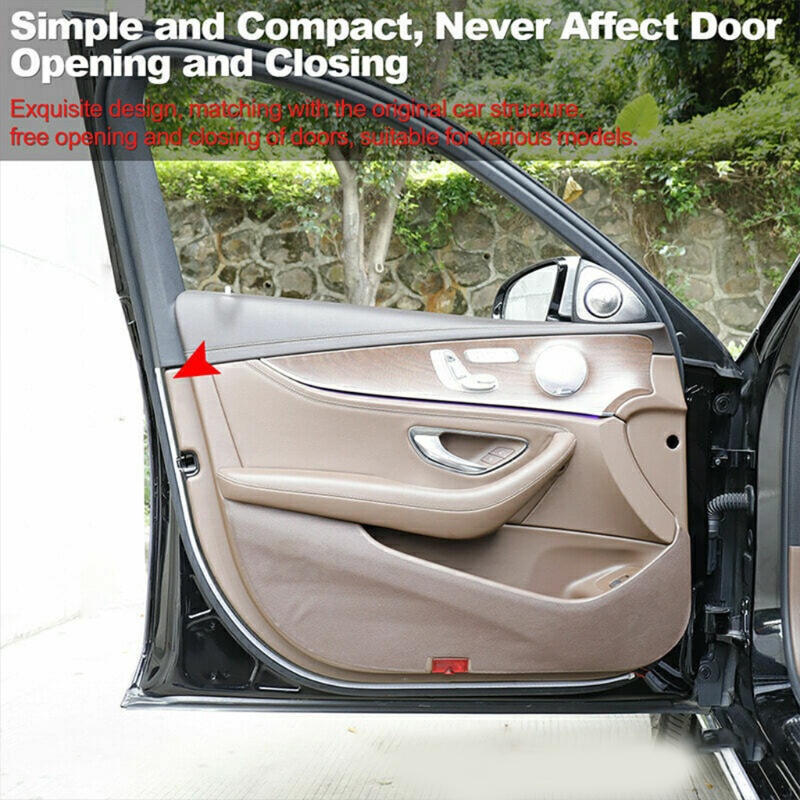 Dải Đèn LED Cảnh Báo Chào Mừng Trang Trí Cửa Xe Hơi