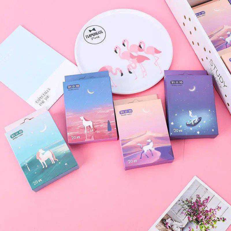 Hộp 20 miếng băng Ugo cá nhân dán vết thương hoạt hình cao cấp nhiều mẫu ngẫu nhiên