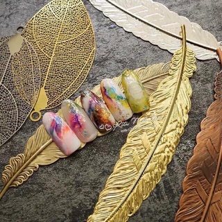 Lá decor chụp mẫu nail