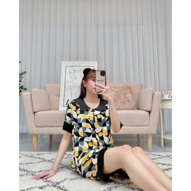 Bộ đùi lững nữ thời trang vải Mango