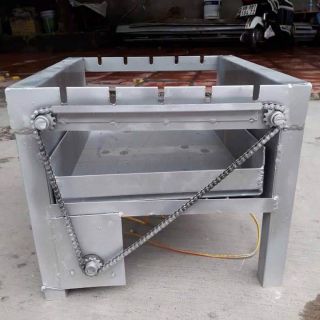 Bếp nướng than hoa mini quay bằng môtơ tự động