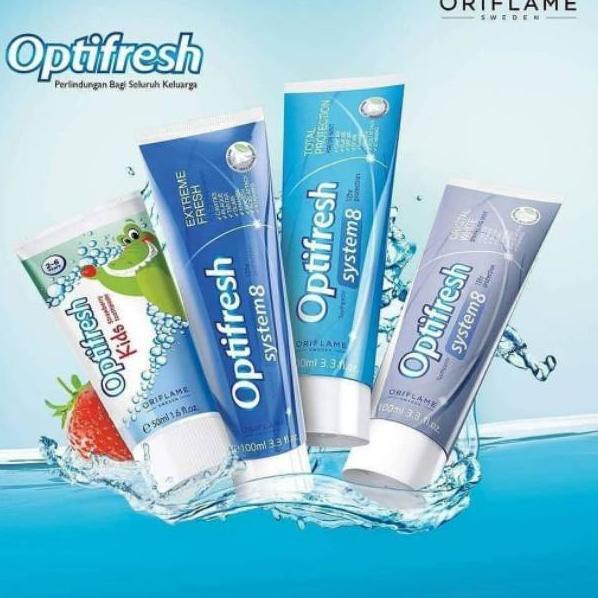 (Hàng Mới Về) Kem Đánh Răng Cw Optifresh 8 Total Bảo Vệ / Làm Trắng / Siêu Trắng / Chăm Sóc Răng Cho Bé