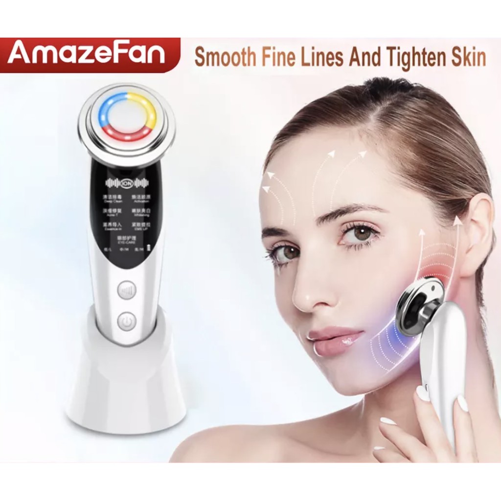 Máy di đẩy tinh chất AMAZEFAN với 7 chế độ massage chăm sóc trẻ hoá da