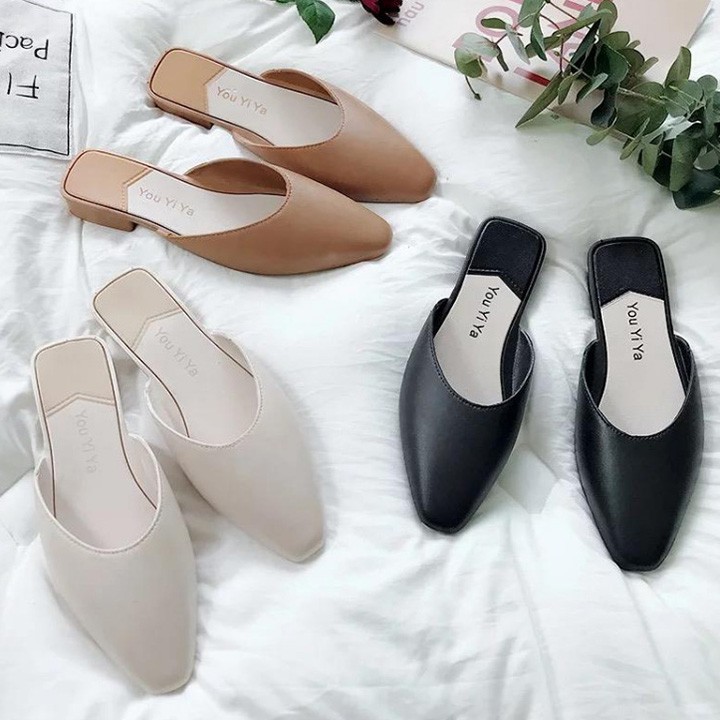 Dép mules nữ thời trang - gcg27 - shoptienich92 tienich