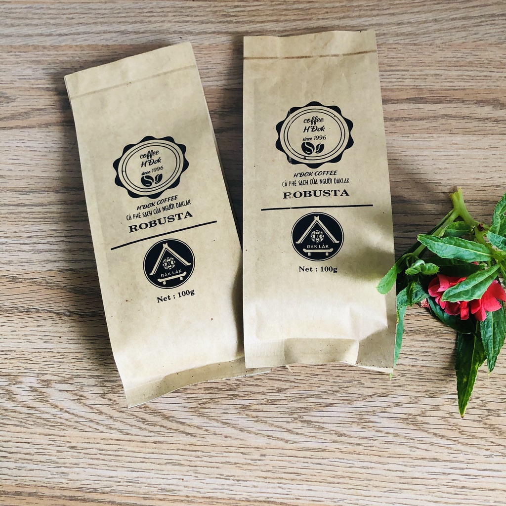 Cà Phê ROBUSTA DakLak Rang Mộc Nguyên Chất 100%, Không Tạp Chất, Thơm Ngon, Kích Thích Sáng Tạo Gói 100g và Gói 50g | BigBuy360 - bigbuy360.vn