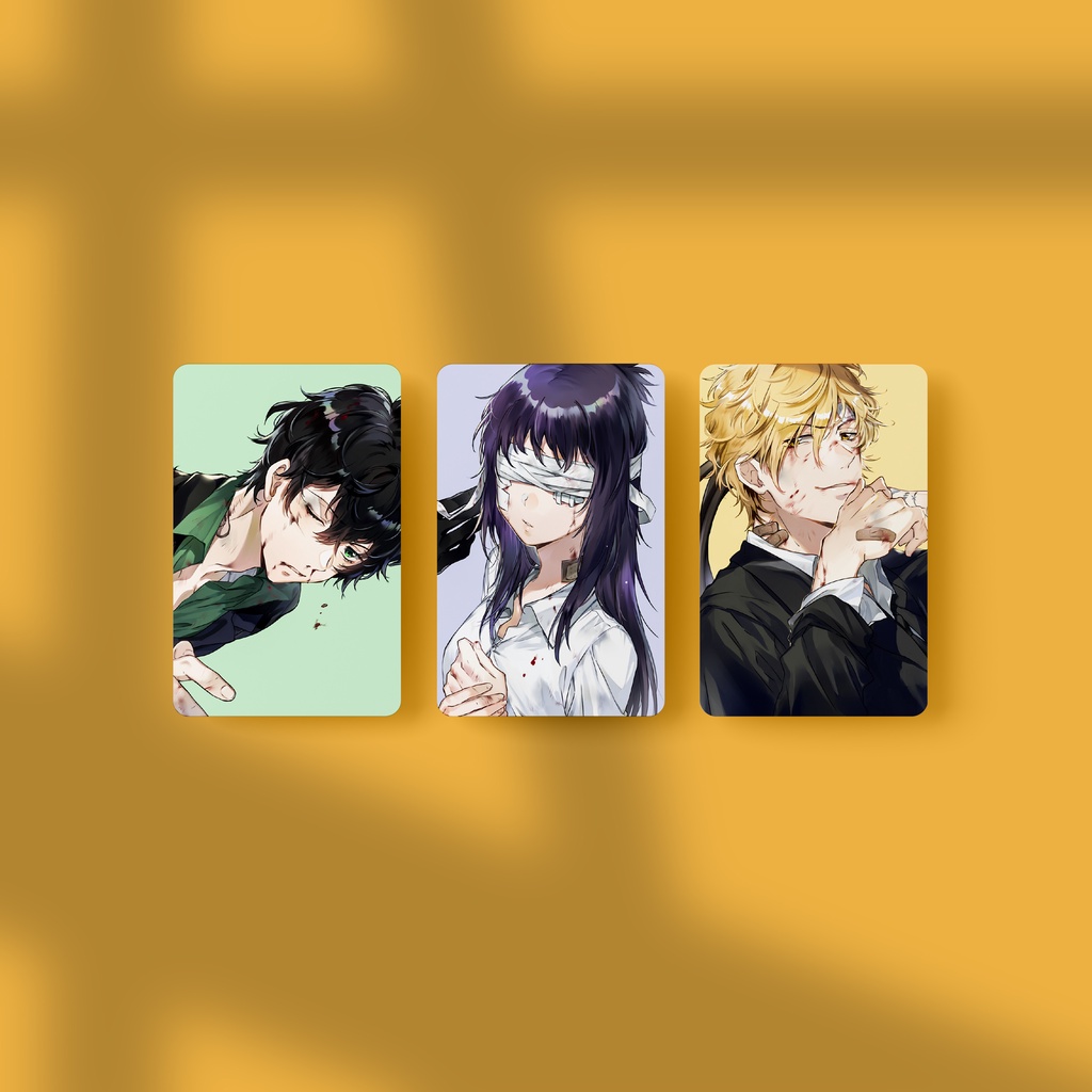 [ PHOTOCARD ] Thẻ Card Bo Góc Anime Nhân Vật Trong Katekyo Hitman Reborn ( Reborn! ) - Giấy Bìa Cứng - Có Màng Cán