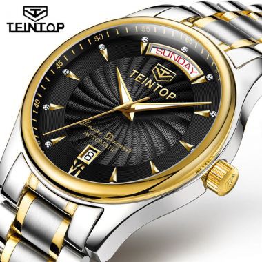 Đồng hồ nam chính hãng Teintop T7001-3 Mới 100%,Kính sapphire,chống xước,Chống nước 30m,Máy cơ (Automatic),Bảo hành 12th