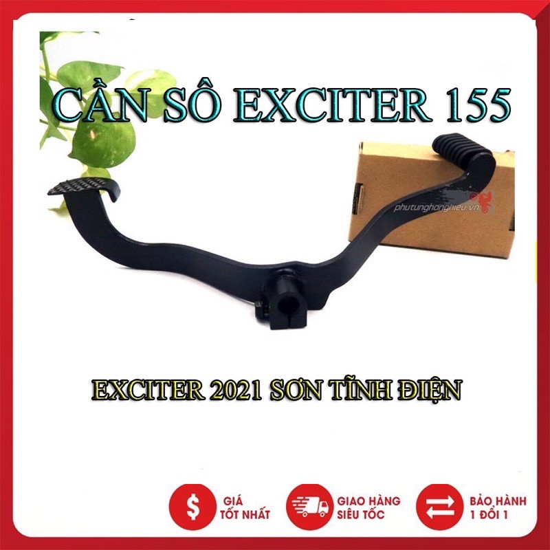 Cần số 2 chiều exciter 155 Sơn đen tĩnh điện