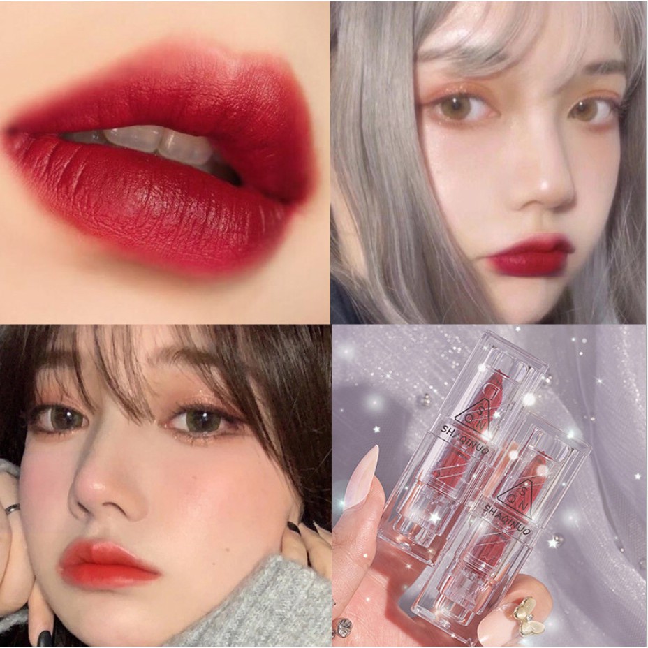 Son Thỏi Lì Thuỷ Tinh Khối SQN 6252 Vỏ Trong Siêu Cưng Auth Nội Địa | BigBuy360 - bigbuy360.vn