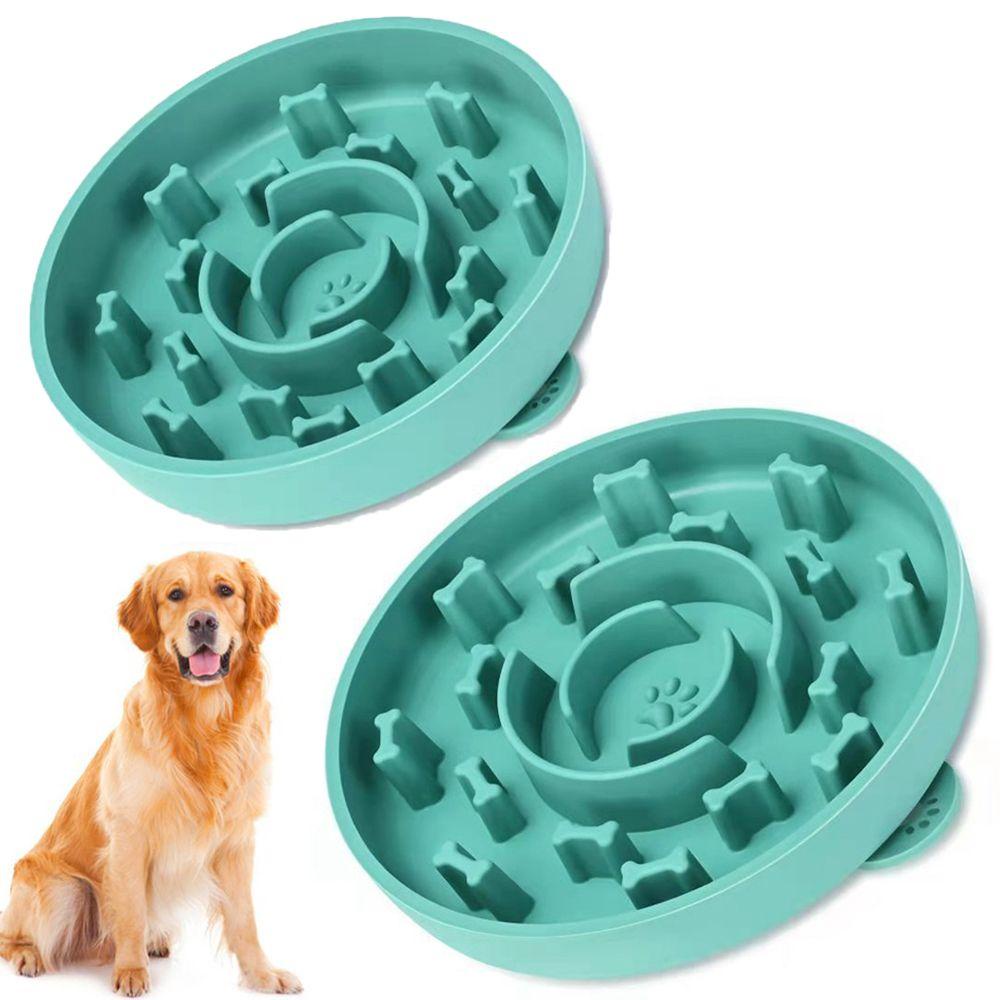 AARON1 Dog Slow Feeder Puppy Treat Non-slip For Cat Dogs Pet Supplies Food Bowl Slow Feeding Cat Bowl