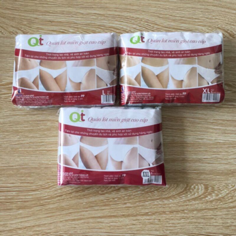 combo 10 gói quần lót giấy hiền trang đẹp