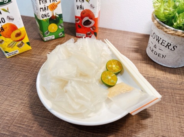 Bánh Tráng Phơi Sương Muỗi Nhuyễn + Topping